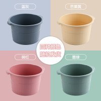 家用泡脚桶 加高过小腿塑料洗脚盆 按摩厚足浴神器保温养生大深桶 4颜色随机发 [粉丝福利]