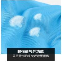 夏季防晒面罩透气冰丝反恐cs头套护脸 摩托车户外骑行蒙面帽男女 黑色