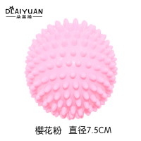 泡沫轴肌肉放松器瘦腿滚轴棒瑜伽柱健身瘦小腿狼牙棒琅琊按摩器材 樱花粉[筋膜球7.5CM]赠教程