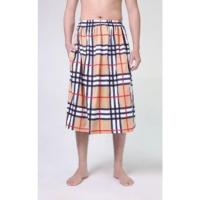 换衣服遮挡布可携带女户外游泳换衣罩更衣裙简易移动帐篷野外神器 苏格兰格 中码 男士换衣罩