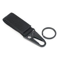 登山扣多功能户外EDC尼龙快挂钥匙扣背包承重腰带molle扣 乳白色