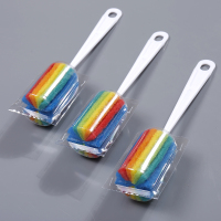 0个长柄杯刷奶瓶刷套装清洁洗杯子涮子刷子神器刷杯器家用小刷子 10个独立装 五彩杯刷