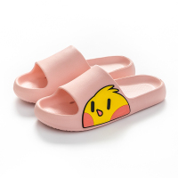 小鸡拖鞋女夏季家居家用室内浴室洗澡防滑防臭可爱卡通情侣凉拖鞋 粉红色 35-36码[正常尺码]