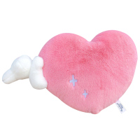 软萌兔mongmong联名月亮抱枕小兔子玩偶爱心公仔毛绒玩具女生礼物 [24*37cm]爱心小包装 软萌兔正版授权