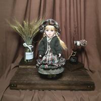 30厘米小号可爱陶瓷洋娃娃家居办公室客厅卧室个性摆件生日结婚礼 SS01(30厘米)