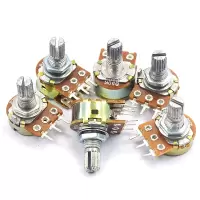 单联双联电位器WH148可调B1K 2K5K10K20K 50K 100K 500K柄15/20MM 单联 B1K 3脚
