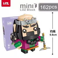 LOZ/俐智小颗粒积木拼装玩具益智6-7-8-10岁男孩迷你拼插砖头人偶 1439/沙和尚