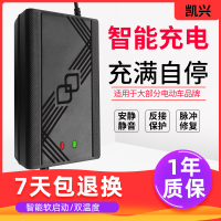 电动车电瓶充电器48V12AH20AH60V72V30A新日爱玛台铃立马电车通用 充满自停 36V12AH通用T孔