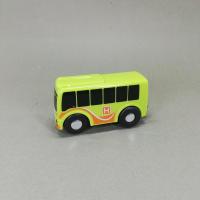 木制磁性轨道车小火车头车厢兼容小米、米兔BRIO木质轨道男孩玩具 驼色 官方标配