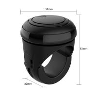 汽车方向盘通用助力球 车载360度辅助器省力金属轴承转向助力球 [真钢珠轴承]黑色