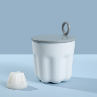 洗面奶打泡器可爱便携式起泡器洗发水打泡瓶打泡杯泡沫瓶洗脸神器 果冻洗面奶打泡器[白色]