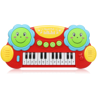 儿童电子琴拍拍鼓宝宝早教启蒙音乐0-1-3岁男女婴儿小孩益智玩具 拍拍电子琴(红色送3节电池)