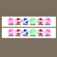 儿童飞镖盘益幼儿园投掷亲子黏黏粑靶身高测量尺摸高跳玩具 12粒粘粘球(不含跳高尺)