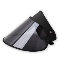 遮阳帽女防晒夏天骑车电动车大沿遮脸面罩男防紫外线防护太阳帽子 茶色版黑色 均码可调节(收藏加购当天发货)