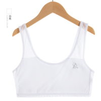 女童内衣发育期小学生夏季超薄款9-11-13岁少女孩文胸儿童小背心 白色2件 L(体重60-85斤)
