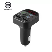 车载MP3蓝牙播放器接收器电话汽车音乐u盘式点烟器充电器12 24V 促销按键版[支持内存卡/优盘/蓝牙播放] 官方标配