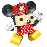 乐高迪士尼唐老鸭机甲人仔益智城堡机器人拼装积木玩具 3047-2米妮机甲 173颗粒