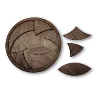 Jigsaw Puzzle 块十级益智玩具超高难度异型拼图烧脑减压Nosey 圆