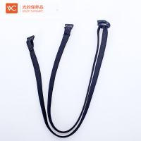 韩国VVC防风绳防晒帽配件遮阳帽户外太阳帽子渔夫帽专用隐形绳子 黑色