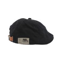 日系街头帽子潮牌贴布贝雷帽男夏秋季百搭反戴鸭舌帽前进帽女棒球 黑色 可调节
