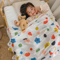 宝宝凉感毯新生儿冰丝毯婴儿盖毯夏季薄款盖巾儿童夏天凉被小毯子 动物花花[70*120]冰丝凉感A类亲肤