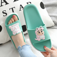 凉拖鞋女夏季家用2021新款少女心防滑家居家室内情侣可爱男外穿 绿色[小新] 40-41[适合39-40脚穿]