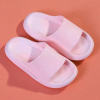 踩屎感儿童拖鞋夏天宝宝男女童防滑软底室内浴室家用小孩夏季凉拖 粉色 170码内长17cm