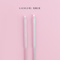 壶嘴清洁刷小号刷茶壶茶具奶嘴细长油壶小缝隙婴儿奶瓶套装 红色
