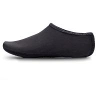 男女赤足软鞋浮潜鞋潜水沙滩鞋防滑跑步机鞋沙滩袜儿童涉水游泳鞋 潜水鞋--黑色 34-35