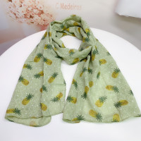 秋冬季婴儿童围巾韩版棉麻薄款小孩脖套男女童柔软宝宝保暖围脖潮 菠萝绿色镂空款《质感稍硬》 年龄无限制 薄款 收藏送礼物