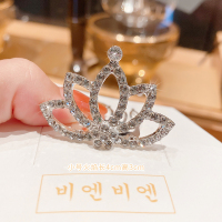 皇冠头饰儿童发插梳公主韩式女童发夹宝宝发饰王冠生日小女孩发卡 小号莲花款