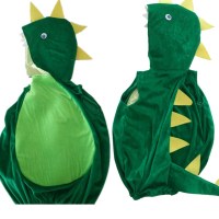 万圣节儿童动物表演服男女童小恐龙卡通舞蹈服幼儿园宝宝演出服装 小恐龙 90cm