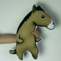 搞怪打你沙雕马抱枕表情包创意公仔恶搞玩偶毛绒玩具男女生日礼物 打你马 20厘米小马特价无赠品