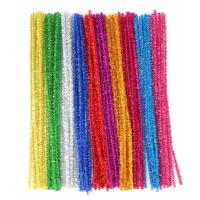 扭扭棒毛根条彩色毛条圣诞节diy手工材料制作幼儿园儿童绒花绒条 儿童剪刀+酒精胶