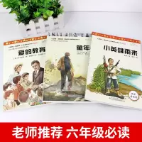正版 六年级上册阅读赠手册发6本 小英雄雨来 爱的教育 童年 高尔基正版 原著完整版 吉林出版集团 快乐读书吧