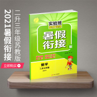 2021实验班暑假衔接教材二升三数学苏教版提优训练小学二年级下册暑假作业快乐暑假生活暑假总动员奥赛大讲堂举一反三温故知新