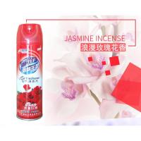 2送1空气清新剂喷雾家用500ml汽车卧室内厕所除臭芳香清香剂 玫红色 玫瑰[买2送1]