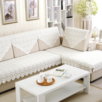 蕾丝餐桌 台布布艺床头柜布田园冰箱电视盖巾 防尘布多工能巾 乳白色 方巾60*60cm