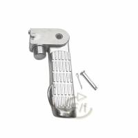 适用电动摩瓶车祖玛小乌龟王通用搁脚踏板蹬踩脚爱玛雅迪台铃 龟车脚蹬左边/铝