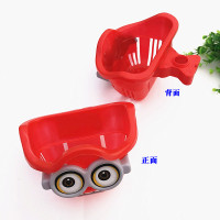 儿童三轮车配件搁脚板宝宝手推车脚蹬脚踩板脚丫踏板车篮车筐 玫红色