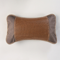 夏季凉枕竹叶草藤枕茶叶枕双面竹枕头颈椎花茶保健枕 含枕芯 小家碧玉枕套(不含芯)