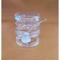 厨房用品调料瓶罐塑料翻盖四格五格调味盒透明精品佐料盒厂家 亚克力调味罐(单)约200ml