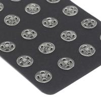 10mm圆形彩色尼龙暗扣 衬衫隐形按扣掀纽 连衣裙子母扣子摁扣 透明 一份8粒 10mm