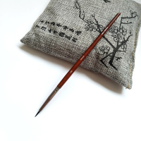 muf原木系列250超精细眼线刷眼线膏刷带刷帽 250#精细眼线刷 人造纤维