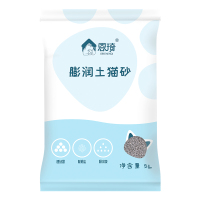 恩琦活性炭猫砂膨润土小颗粒去味除臭猫砂结团快强吸水5L大袋