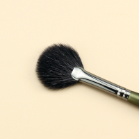 羊毛细光锋高光刷余粉刷修容刷动物毛化妆工具沧州化妆刷 大号圆弧扇形 细光峰羊毛 羊毛