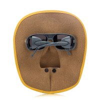 添新焊友电焊牛皮面罩氩弧焊专用焊接防辐射紫外焊工防护眼镜 复合材料+透明眼镜