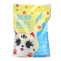 e宠 俏尾巴猫砂膨润土10公斤kg猫沙除臭无尘香型20斤大袋部分 膨润土10kg