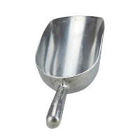 养殖设备兽用器械料瓢填料斗饲料铲加厚加大金属料瓢料勺310g