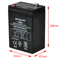 电子称通用蓄电池6v4AH/20HR计价台秤用专用电瓶电子秤电池